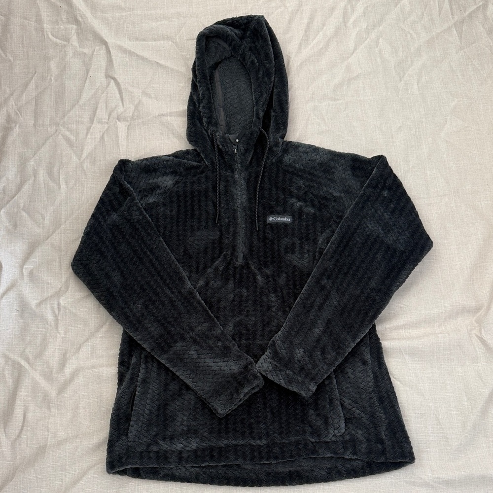 Columbia Men's Charcoal Fleece Pullover Sweater